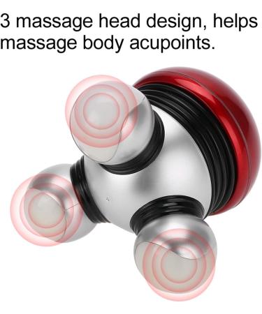 Hand Mini Massager - Multifunctional Cervical Massage Device with Electric Vibration & LED Lamp | Best Back & Body Acupuncture Massager - Buy Online on GoSupps.com