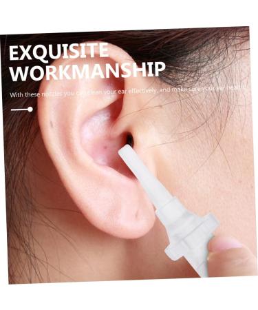 GOOHOCHY 10pcs Replacement Ear Washer Tips Disposable Ear Cleaning Tools Material Soft Yet Firm for Adult Wash - Buy Online on GoSupps.com