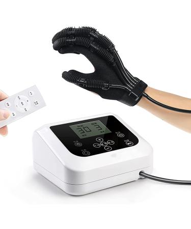 ZZBB Rehabilitation Robot Gloves Stroke Hemiplegia Finger Wrist Training Equipment Finger Straightening Brace Guard Protector for Patients with Hand Dysfunction Left Medium