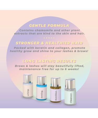 MIYA LASH Lash Lift and Tint Kit | Brow Lamination All in 1 Kit with Black Dye | Keratin Perm | Lasts 6 Weeks | Salon Results | Tools Included - Buy Online on GoSupps.com