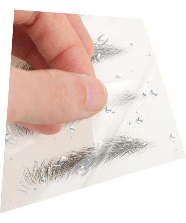 Balacoo 12pcs Eyebrow Stickers 3d Stickers Artificial Eyebrow Temporary Brow Tattoos Black Eyebrow Hair 6d - Buy Online on GoSupps.com