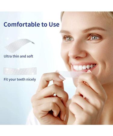 Vueix Teeth Whitening Strips 5D - 14 Sets for Smoking/Coffee Stain Removal | Home Tooth Whitening Kit - 28pcs White Strips - Buy Online on GoSupps.com
