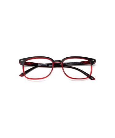 El Charro reading glasses mod. Hawaii black and red +1.50-200 g