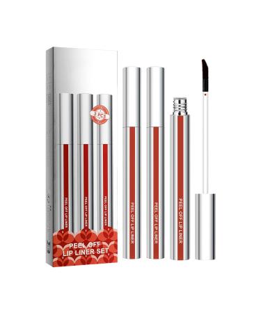 Lip stain peel off peel off lip to lip - Remove from moisturising matte lip 3x Rich colour - Non-sticky cut long lipliner cosmetic makeup vibrant shade