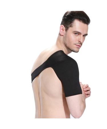 Shoulder Brace Adjustable Right Shoulder Brace Right Shoulder Support Shoulder Stability Brace Rotator Cuff Shoulder Sling with Strap for Fitness Outdoor Mountaineering Hikin