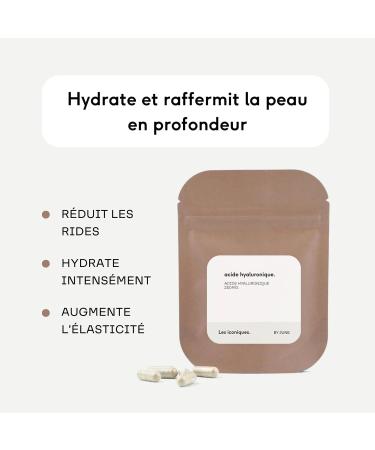 June Laboratoire Hyaluronic Acid - Beauty and Face Formula - Hydrates Plumps and Firms Skin - 60 Ultra Concentrated Capsules - Buy Online on GoSupps.com