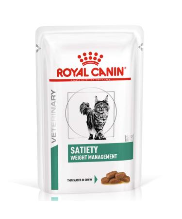 Royal Canin Veterinary Satiety Weight Management | 12 x 85g | Complete Dietary Cat Food | For Reducing Overweight | Fine Chu