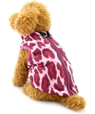 Waterproof Dog Jacket & Coat for Small Pets - Smalllee Lucky Store | Winter Wear for Chihuahua & Shih Tzu - Magenta - Buy Online on GoSupps.com