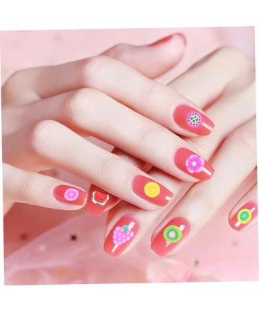 Housoutil 10000 Pcs Fruit Slices Polymer Clay Beads Nail Slice Decorations Glitter Ornaments Flatback Buttons Fruit Decor Nail Art Charms Flower Nail Slices So Crystal Epoxy 3D Sticker 0.5x0.5cmx2pcs As Shownx2pcs - Buy Online on GoSupps.com