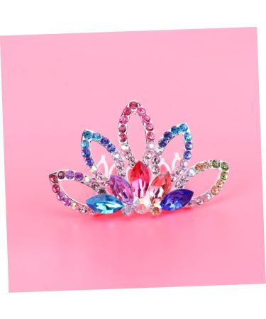 DOITOOL 1pc Prom Hair Clips Diamond Headpiece Hair Accessories for Women Prom Bridal Hair Comb Wedding Colored Hair Clips Barrettes for Women Princess Headwear Tiara Girl Women's Hair Ring - Buy Online on GoSupps.com