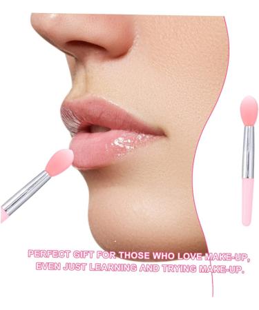 POPETPOP 2 Sets Lip Gloss Brush Silicone Facial Brush Eyeshadow Brush Lip Plumper Lip Gloss Makeup Lip Brush Lipstick Lip Applicator Eye Shadow Brush Miss Silica Gel Pink Mini - Buy Online on GoSupps.com