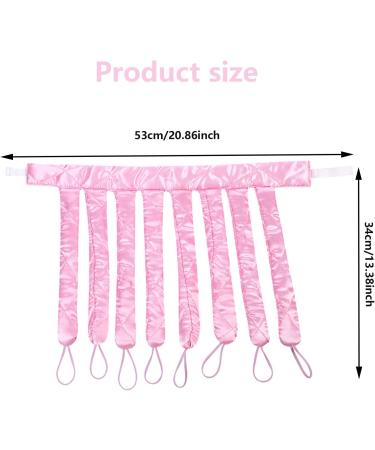 Heatless Curling Rod Octopus Heatless Curling Rod Headband Soft No Heat Hair Curlers No Heat Wave Hair Curlers Styling Tools for Overnight DIY Hair Styling Tools (Pink) - Buy Online on GoSupps.com