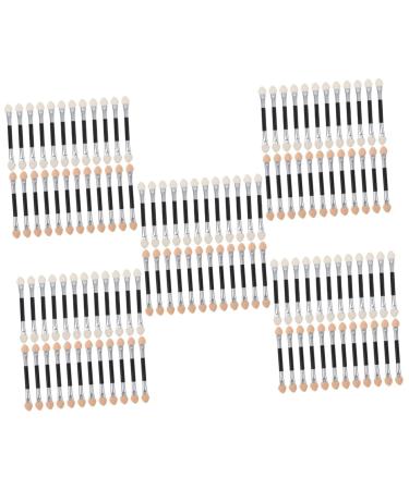 Baluue 120 Pcs Latex Eye Shadow Stick Comestic Applicator Eyeshadow Double Sided Sponge