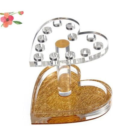 Ipetboom 1pc Hair Dryer Brush Pen Display Stand Holder Pens Brush Rack Cosmetic Brush Holder Fridge Cleaning Kit Diffuser Nail Art Pen Holder Nail Pens Stand Nail Brush Tool Stand Manicure 8.7x8.5cm Golden - Buy Online on GoSupps.com