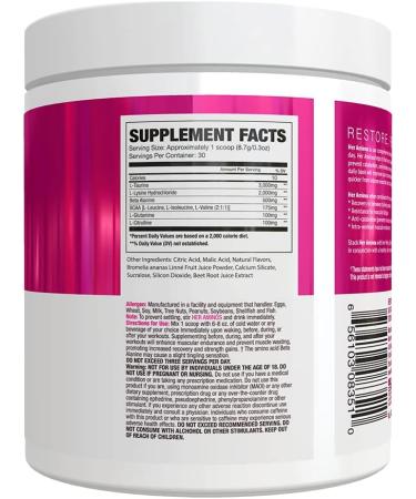 NLA for Her Aminos - Rainbow Candy | BCAA Blend for Endurance Muscle Growth & Recovery | Vegan Gluten-Free 30 Servings - Shop Now - Buy Online on GoSupps.com