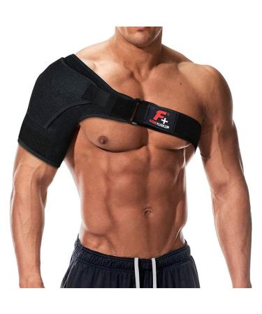Adjustable Shoulder Support Brace for Torn Rotator Cuff | Pain Relief & Stability Wrap for Men & Women - Fits All Sizes L-XL-2XL - Buy Online on GoSupps.com