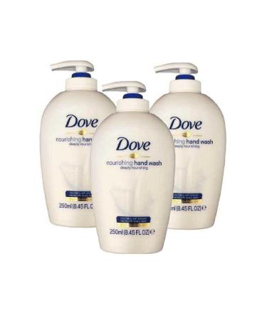 Dove Beauty Cream Caring Hand Wash Original - 8.45oz/250ml Pack of 3 Beauty Cream 8.45 Fl Oz (Pack of 3)