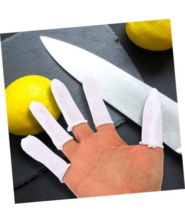 FOMIYES 100pcs Pure Cotton Finger Cots - Breathable Finger Protector Sleeves & Toe Covers | Assorted Colors for Splint & Bandage Use - Buy Online on GoSupps.com