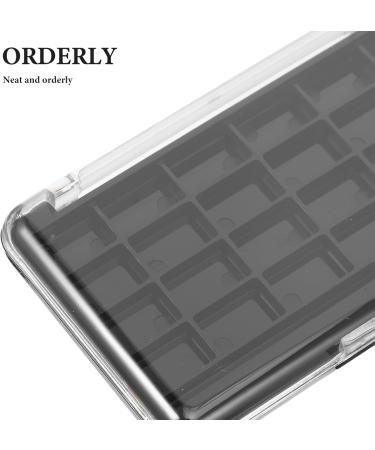 Homoyoyo Lot de 2 Palettes de Maquillage Vides 24 Emplacements avec Couvercle Transparent Bo tes Fards Paupi res Rechargeables en Plastique Abs/as/pp tuis Compacts L gers - Buy Online on GoSupps.com