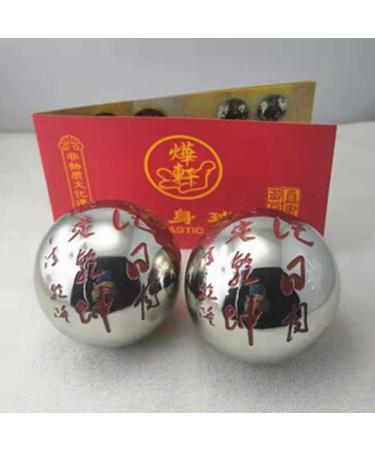 Dixinla Baoding Fitness Ball Baoding Iron Ball Cloisonne Carved Poetry Health Care Handball Fitness Ball Old Gift Chinese Ball - Buy Online on GoSupps.com