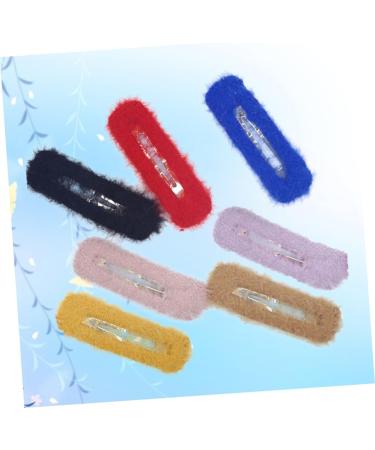 FRCOLOR Girls Snap Hairpins colored clips clips for Fuzzy Barrettes Winter Clips Barrettes hairy headgear Kids Hair Accessories - Buy Online on GoSupps.com