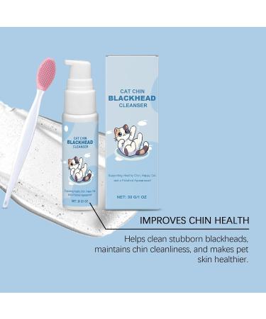 Cat Chin Kit Gently Chin Blackheads with A Cleansing Brush Free Nourishing The Soft and Chin of Cats 30ML White One Size - Buy Online on GoSupps.com