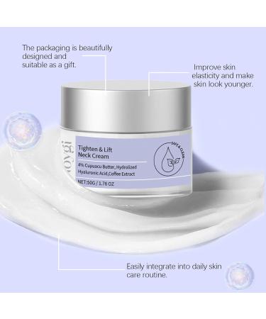 Neck Firming Cream Tightening Lifting Sagging Skin 2024 New Tighten and Lift Neck Cream Tighten & Lift Firming Neck Cream for Crepey Skin Skin Care Moisturizer Face Cream - Buy Online on GoSupps.com