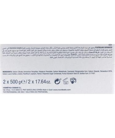 Montibello platiblanc advance extreme blond deco 9 levels 2x500g - Buy Online on GoSupps.com