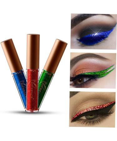 FOYTOKI 3pcs Women Eyeliner Women Shadow Cosmetic Glow Liquid Eyeliner Colored Eyeliners Colorful Eyeliner - Buy Online on GoSupps.com