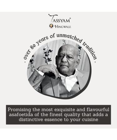 Tassyam Hingwale Premium Asafetida 1.8oz (50g) - Kabuli Hing, Hand Pounded, Natural, Onion Garlic Substitute - 1.76 Ounce (Pack of 1) - Buy Online on GoSupps.com