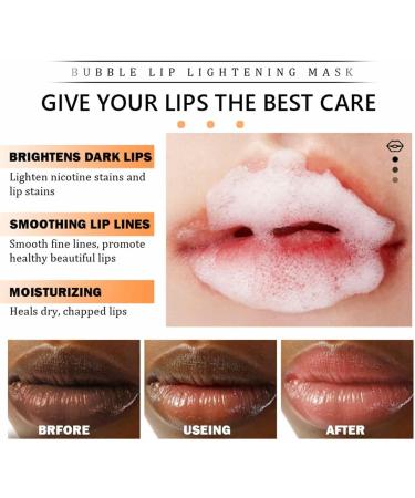 Botiniv Lip Scrub | Bubble Lip Scrubs Exfoliating and Moisturizing | Moisturizing Lip Balm Lip Scrub Night Sleep Effectively Moisturizes and Repairs Dry Lips Lip Care - Buy Online on GoSupps.com