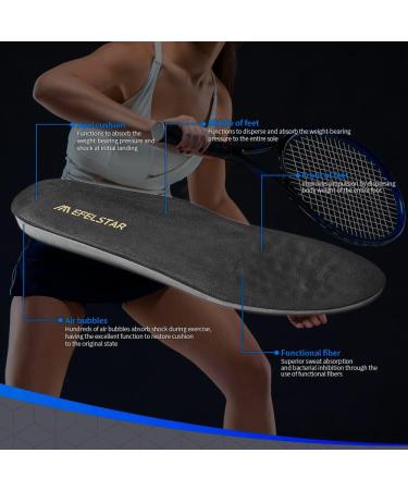 Shop WOODSAIR Champ Sport Insoles for Tennis | Shock Absorption & Performance Enhance Inserts for Men & Women (8.5-9 Women / 7.5-8 Men - Buy Online on GoSupps.com