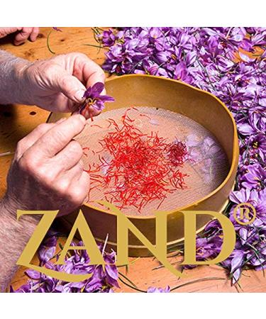 Premium Grade A Zand Persian Saffron Threads - 2g in Decorative Airtight Tin | Ideal for Cooking Basmati Rice, Paella, Risotto & More - Buy Online on GoSupps.com