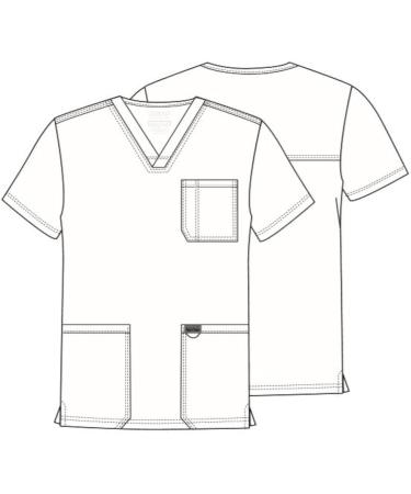 Cherokee Men's V-Neck Scrubs Top with Pockets - Navy (Size Medium) - Buy Online on GoSupps.com