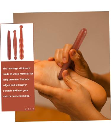 Buy Gatuida 15 STK Wooden Acupressure Rod - Portable Trigger Point & Foot Massage Tool | Best Acupuncture Device for Pain Relief - Buy Online on GoSupps.com