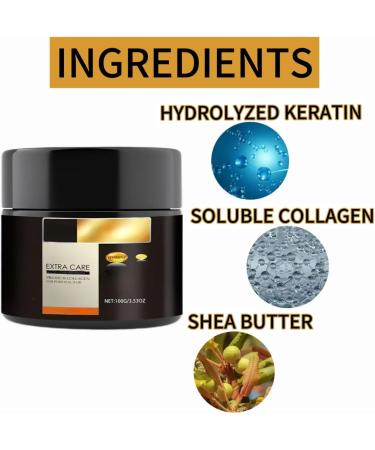 3in1 Shea Butter*KeratinsCollagen Hair Mask Deep Conditioner Deep Repair Conditioning Shea Butter Essence Hair Mask Collagen Hair Care for Dry Damaged Hair 5 - Buy Online on GoSupps.com