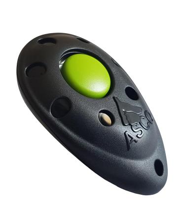 ASCO Premium Clicker for Clicker Training Dogs Cats Horses Professional Clicker Dog Training Clicker Black ASCO-01P