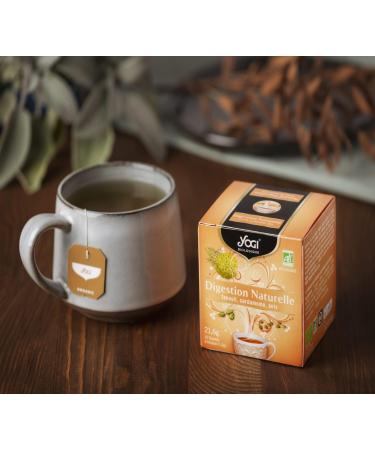 Yogi Organic Natural Digestion 100% Organic Fennel Cardamom and Anise Infusion 12 Heat-sealed and staple-free sachets 21 - Buy Online on GoSupps.com
