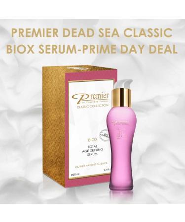 Premier Dead Sea BIOX Serum & Eye Cream Set - Anti-Age & Wrinkle Treatment Kit - 1.7 FL oz. + .34 FL oz - Buy Online on GoSupps.com