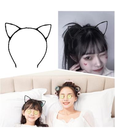 Fashion Cat Ear Headband Cute Headwear Headpiece Cat Ear Hair Hoop for Cosplay Anime Holiday Events Fancy Dress - Buy Online on GoSupps.com