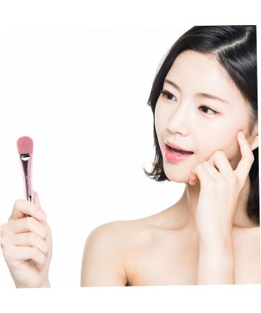 Beavorty Double-headed Facial Treatment Brush Facial Mask Brush Grubber Mask Brushes for Facials Mud Mask Applicator Mask Brush for Facials Mask Brush for Women Cream Spoon Nylon Wool 13.70X2.50X1.50CM Pink - Buy Online on GoSupps.com