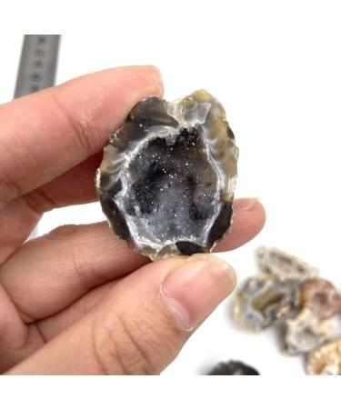Natural Crystal 3pc Natural Brazil Crystal Geode Cluster for Stones ningxiao - Buy Online on GoSupps.com