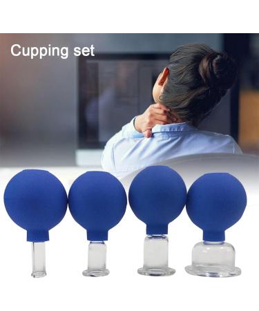 Perfect Flower Cupping Glasses Set 4 High-Quality Silicone Suction Cups for Body Cupping Therapy - Buy Online on GoSupps.com