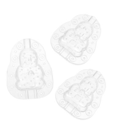 BESPORTBLE 3pcs Shaper Watermelon Forming Shaping Fruit Buddha Shaped DIY Mould Small Peach for Transparent 9x8cm