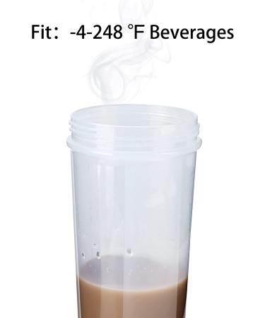 EYMPEU 2 Pack 24oz Shaker Bottles - Leakproof, BPA-free, Dishwasher Safe - Clear Blender Cups for Protein Mixes - Buy Online on GoSupps.com