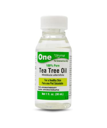 Arymar 100% Pure Tea Tree Essential Oil - Natural Oil for Hair Skin and Nails - 1 Fl Oz (Pack of 3)
