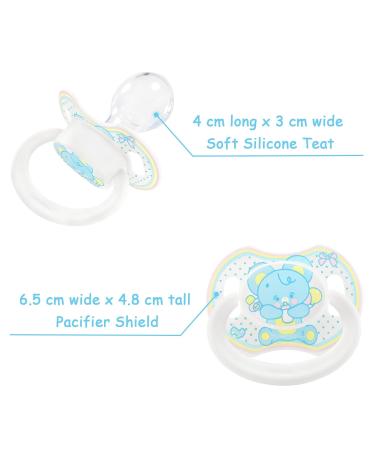 Buy LittleForBig Large Shield Pacifier II - Adult Size Baby Elephant Blue | International Shipping Available - Buy Online on GoSupps.com