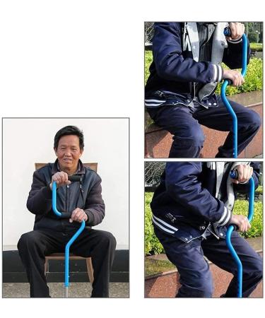 Canes Portable Walking Stick Healthcare Aluminum Alloy Walking Aid Scalable Four-Legged Anti-Shock Crutches with Light for Elderly Outdoor Climbing - Buy Online on GoSupps.com
