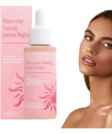  Generisch Sunless tanning drops 60 ml gradual skin care - Natural body tanner dark self-tanner - Moisturizing tanning drops - Buy Online on GoSupps.com