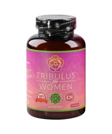 Cvetita Herbal Bulgarian Tribulus for Women | 120 Capsules x 400mg (2 Months Supply) | Tribulus Terrestris | Maca Root | Ginseng Panax | Hormonal Balance Endurance & Health for Women